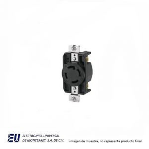 RECEPTACULO SENCILLO DE NYLON CAT (AH6530) - CWL1630R