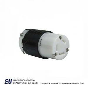 RECPT SENCILLO 20A 120/208V 3PH 3P4W H/L NEGRO - CWL1830C