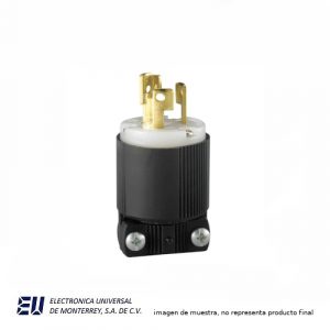 H/L PLUG 3P 3W 15A 125V BLACK &AMP; WHITE - CWL515P
