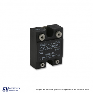 RELEVADOR DE ESTADO SÓLIDO CRYDOM 125A 530VCA, CONTROL 3-32VCD - HD48125