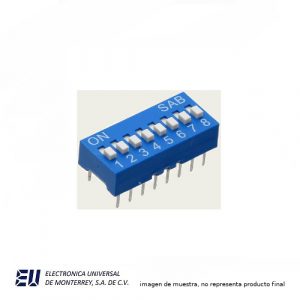DIP SWITCH 8 POSICIONES - DIPS8