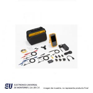 KIT OSCILOSCOPIO PORTÁTIL SCOPEMETER® 40 MHz, 2 CANALES - FLUKE 124B/INT/S