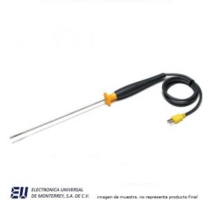 TERMOPAR TIPO K P/MEDIR AIRE Y GASES -40° A 816°C - FLUKE 80PK-24