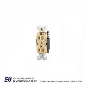RECEPTACULO TIERRA AISLADA COLOR MARFIL - IG5262V