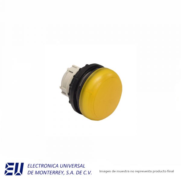 CABEZA PARA PILOTO SERIE M22 EATON 22.5MM AMBAR S/CLIP - M22-L-Y
