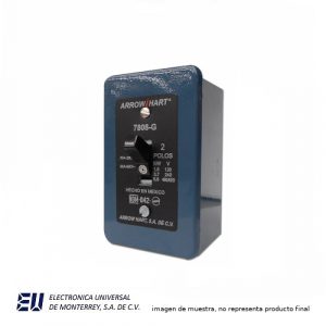 ARRANCADOR MANUAL 2 POLOS 1 TIRO 30 AMP. 250VCA - SW7808G