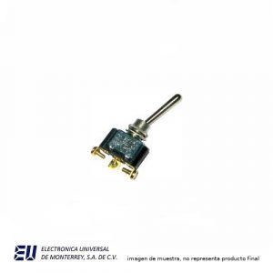 SWITCH PALANCA LARGA 1P 2T ON-OFF-ON 15A 125VCA 10A 250VCA - 82602-PL