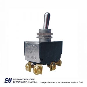 SWITCH TOGGLE 2P 2T ON-ON 10A 250VCA 15A 125VCA - SW82610