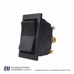 SWITCH ROCKER 1P 2T 15A ON-OFF-ON 3 POS. - SW93602