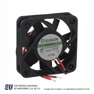 VENTILADOR 40X40X10MM 5VCD 0.6W DE BALEROS KDE0504PFB2-8 - KDE0504PFV2