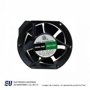 VENTILADOR OVALADO 172X150X51MM. 115VCA DE BALEROS .25A 31W 2 P terminal - G17050HA1BTC