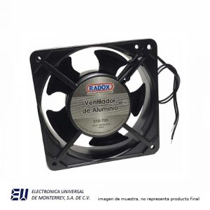 VENTILADOR DE 120X120X38 MM 120VCA .24 AMP 20W DE ALUMINIO MOD 510-705 - HV121238-120VCA