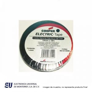 CINTA DE PVC COLOR NEGRO  .018 X 1 - WD-CE1600BK