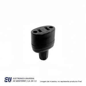CTO COLGANTE 15A 127V NEGRO - WD0504
