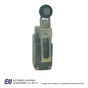 LIMIT SWITCH MET CHICO C/BRAZO AJUSTABLE/RODILLO - HZS100FM