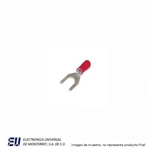 TERMINAL DE ESPADA ROJA 1/4" (34156) - ITCA124