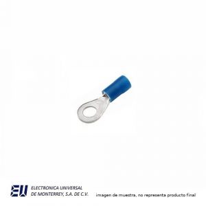 TERMINAL DE OJO AZUL 1/4" (AMP34162) - ITCA214