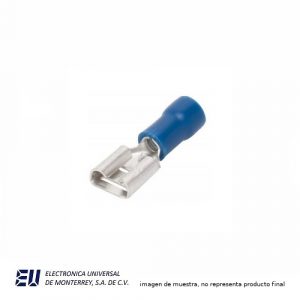 TERMINAL FASTON HEMBRA AZUL 0.250 (155095-1) 16-14 - ITCA242