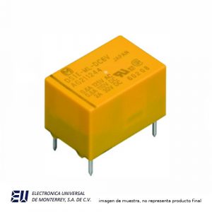 RELEVADOR MINIATURA 12VCD 1P 2T - JDS1E-M-DC12V