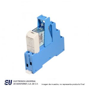 RELE 24VDC BOBINA SENSIBE 8AMP 8 PINES CON BASE 9505Y LED INTEGRADO 9902 - 48.52.7.024.0050SPA
