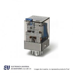 RELEVADOR INDUSTRIAL FINDER UNDECAL 120VCA, 10A, 3PDT + LED - 60.13.8.120.0054