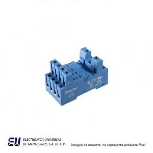 BASE PARA RELEVADOR DE 14 PIN SERIE 56   AZUL - 96.04
