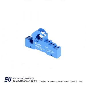 BASE P/RELEVADOR SERIE 46.61  P/RIEL DIN, DE 5 PINES - 97.51SPA