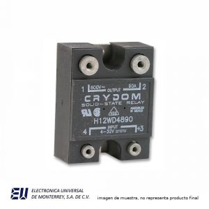 RELEV.EDO.SOLIDO. CRYDOM 90 AMP. 660VCA ENT. 4-32VCD - JH12WD4890