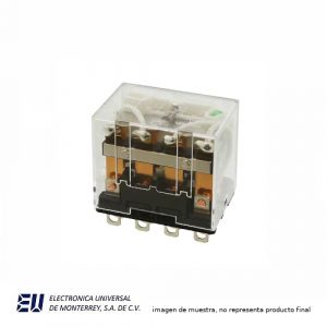 RELEVADOR OMRON 24VCD  4P 2T 10A 250V - LY4N-DC24