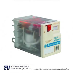 RELEVADOR DE POTENCIA 24VCD 8 PIN 15A DPDT :::= - RPM21BD 24VCD