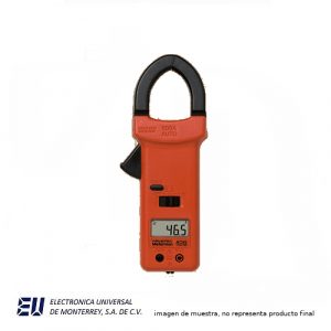 AMPERIMETRO DE GANCHO 600ACA, 600VCA TRUE RMS, RESIST. - MW AC65