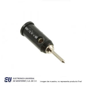 ADAPTADOR BANANA A PIN TIP MACHO NEGRO - POMONA 1432-0