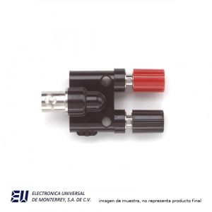 ADAPTADOR BNC HEMBRA A 2 BINDING POST - POMONA 1452