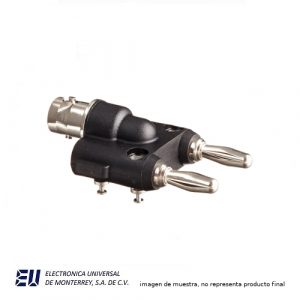 ADAPTADOR BNC HEMB A 2 BANANA MACHO AISL - POMONA 1468