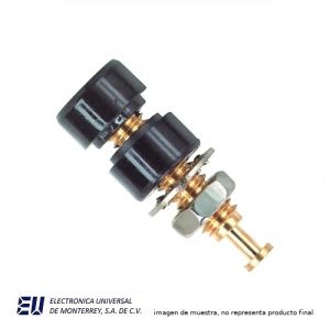 CONECTOR BANANA MINI HEMBRA P/ CHASIS N - POMONA 2142-0