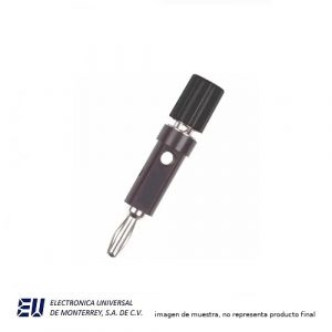 ADAPTADOR BANANA MACHO A BINDING POST NE - POMONA 2894-0