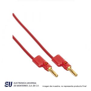 CONECTOR BANANA PARA PATCH CORD        ROJO    24" - POMONA 2948-24-2