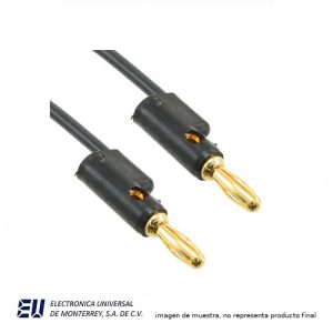 CONECTOR BANANA PARA PATCH CORD        NEGRO   36" - POMONA 2948-36-0