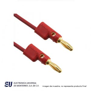 CONECTOR BANANA PARA PATCH CORD        ROJO   36" - POMONA 2948-36-2
