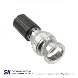 ADAPTADOR BNC MACHO A BINDING POST NEGRO - POMONA 3430-0