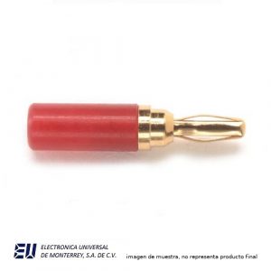 CONECTOR BANANA MINI.MACHO P/SOLDAR 5A. - POMONA 3690-2