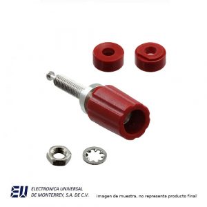 BINDING POST POMONA 15 AMPS. ROJO - POMONA 3760-2