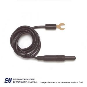 CONECTOR BANANA RETRACTIL MACHO A ESPADA ROJO - POMONA 5295-36-0