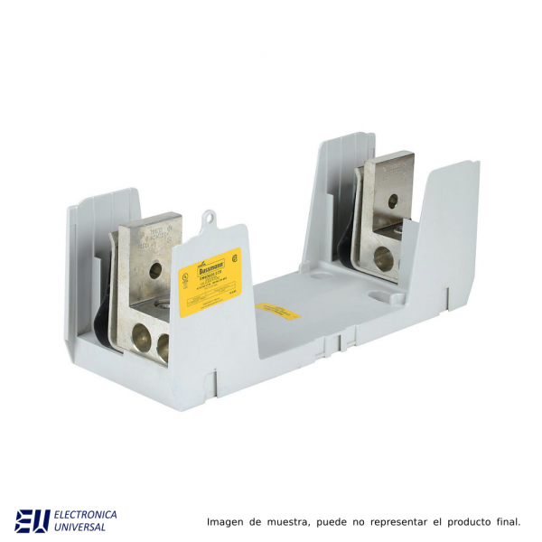 BASE PORTAFUSIBLE MODULAR CLASE R, 600V, 1 POLO, 450 a 600 AMPS - RM60600-1CR