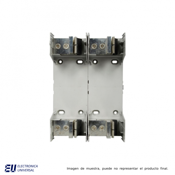 BASE PORTAFUSIBLE MODULAR CLASE R, 600V, 2 POLOS, 450 a 600 AMPS - RM60600-2CR