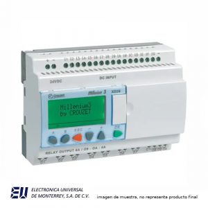 MILLENIUM 3, CD20 CONTROLLER, LCD DISPLAY, 24VDC, 12 INPUT+ 8 RELAY OUTPUT- 88970051