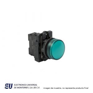 PILOTO COMPLETO VERDE C/LED 24V CA/CD - XB5AVB3