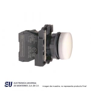 PILOTO COMPLETO BLANCO C/LED 230VCA - XB5AVM1