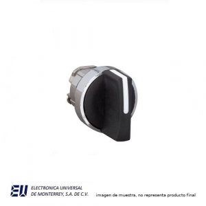 SELECTOR 3 POS SOSTE. NEGRO METALICO - ZB4BD3