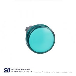 PILOTO VERDE METALICO P CLIP METALICO - ZB4BV033